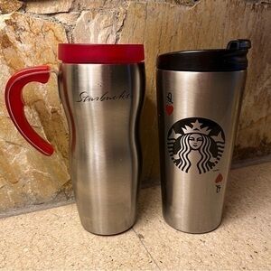 Starbucks stainless steel thermos - both vintage and rare ☕️